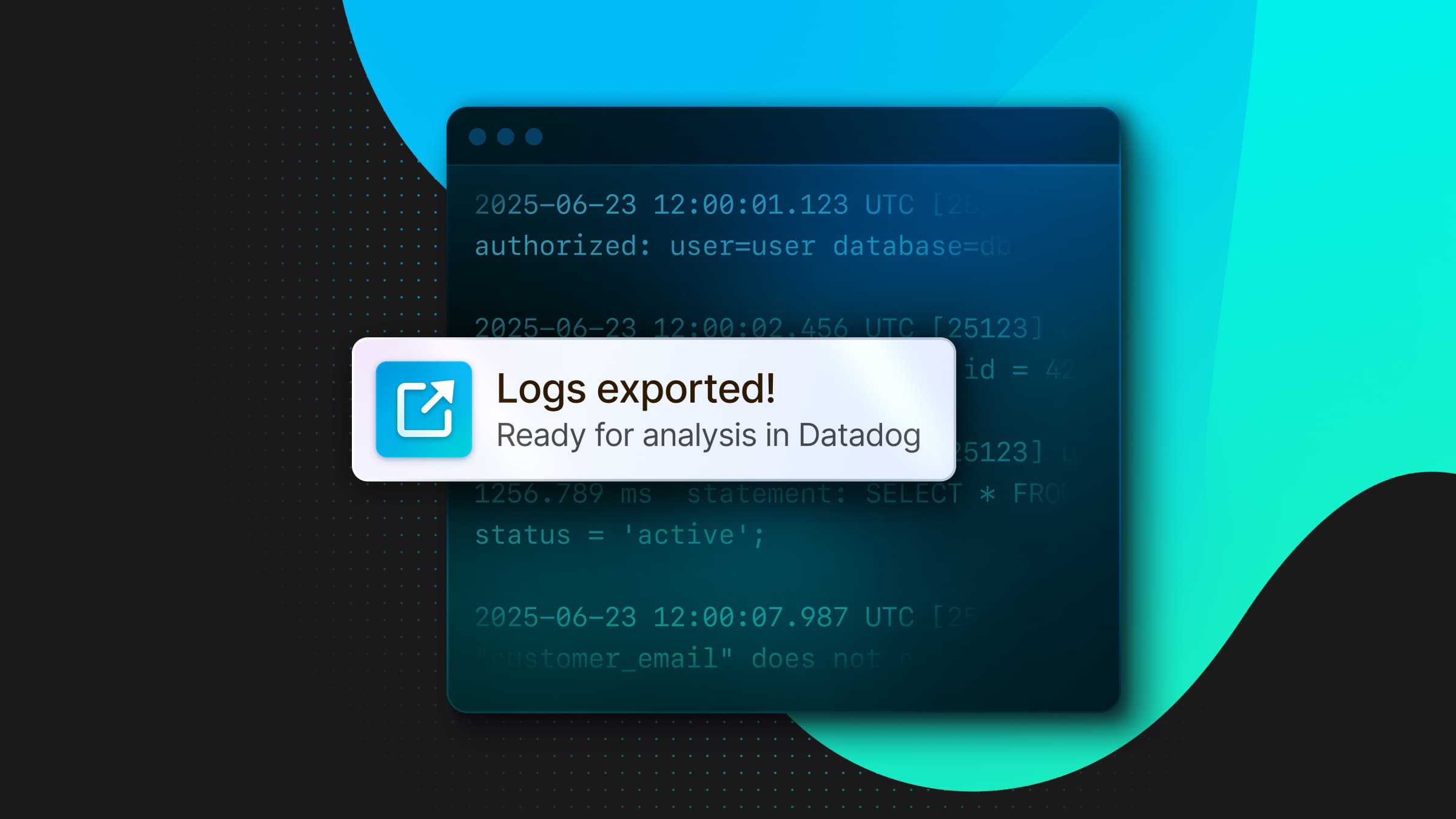How We Export Postgres Logs to Third-Party Services