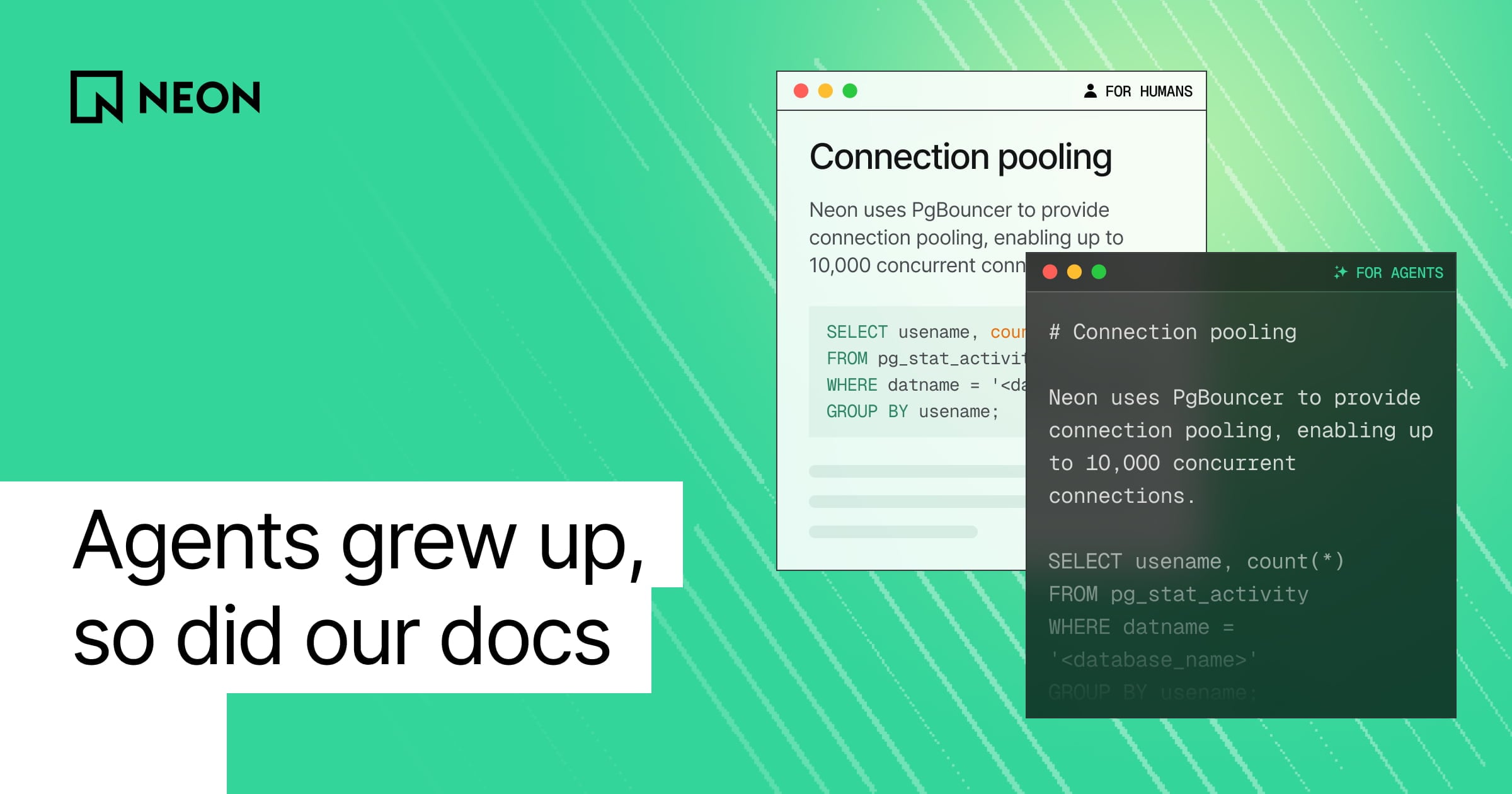 Agents grew up, so did our docs